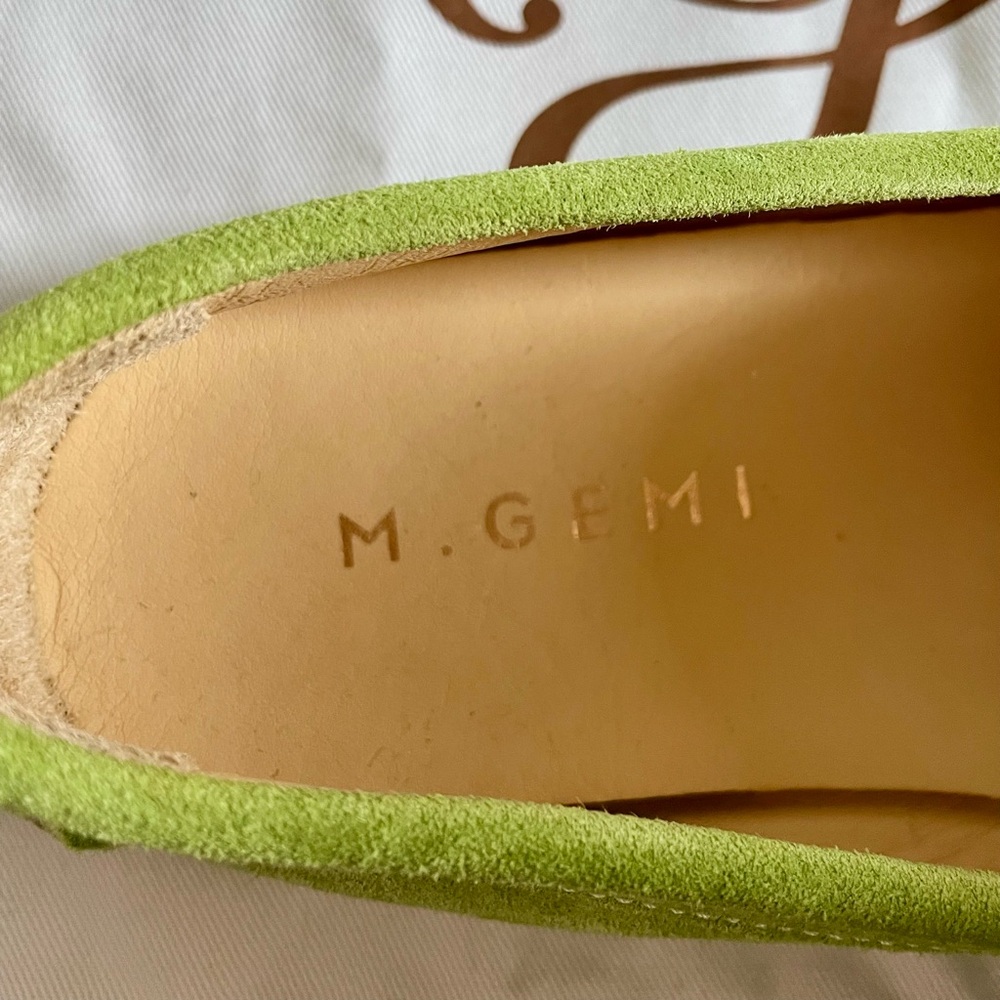 Green Suede Loafers - Picture 2 of 5